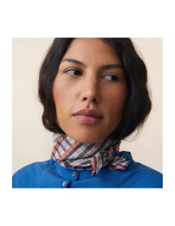 FOULARD EN COTON - 765 - NAVY BLUE