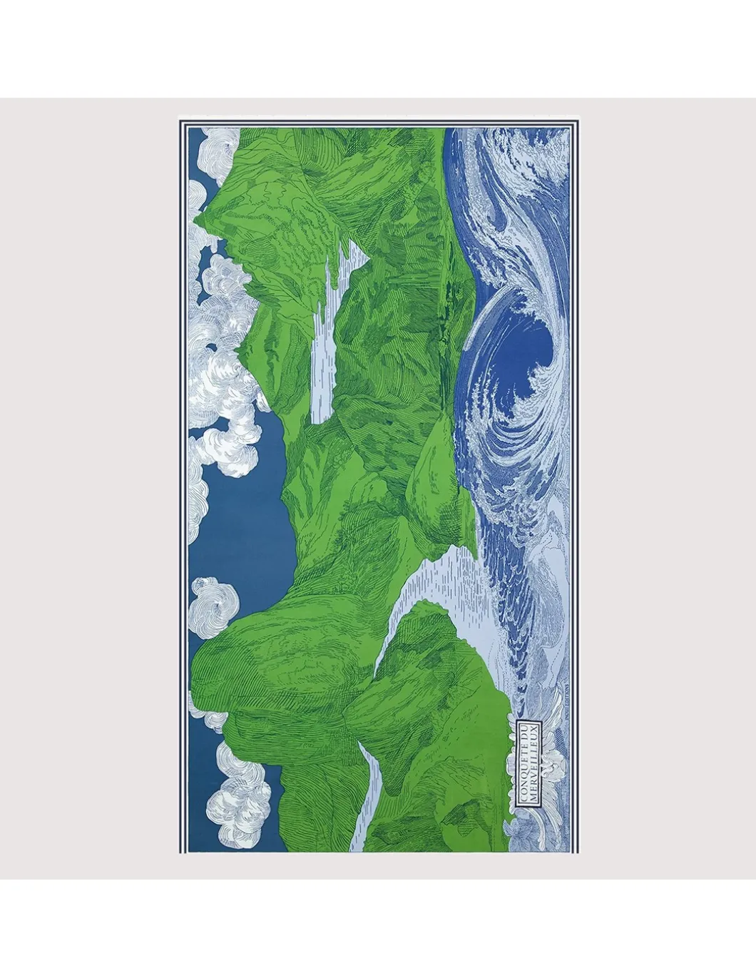 FOUTA EN COTON - BALTHAZAR - BLUE