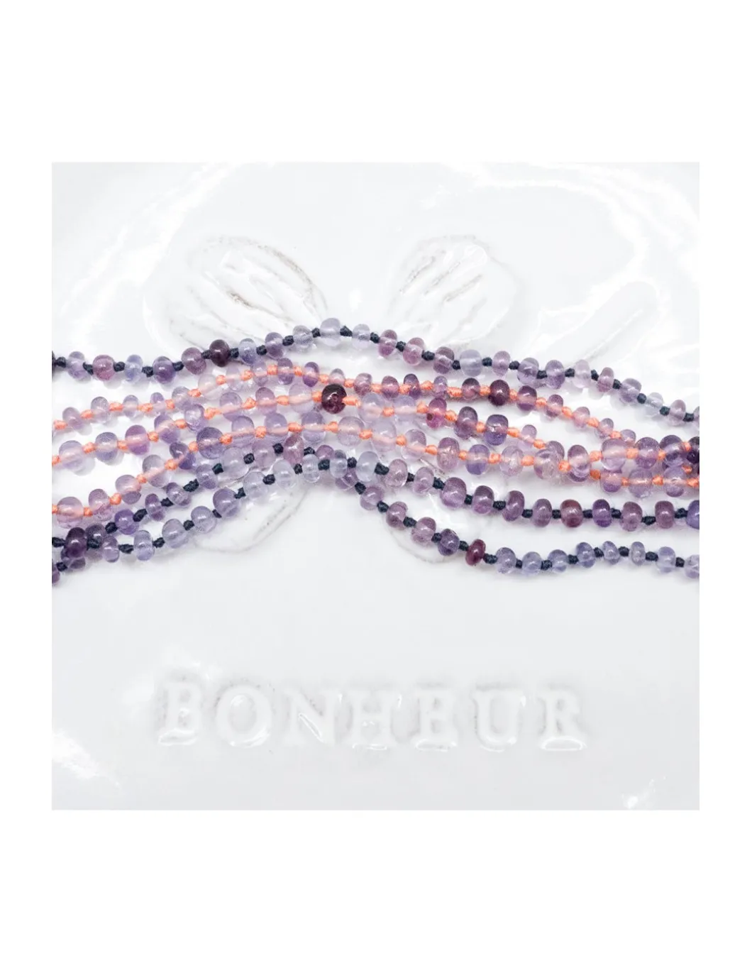 GIGI - COLLIER COURT SPINELLES BLEUES