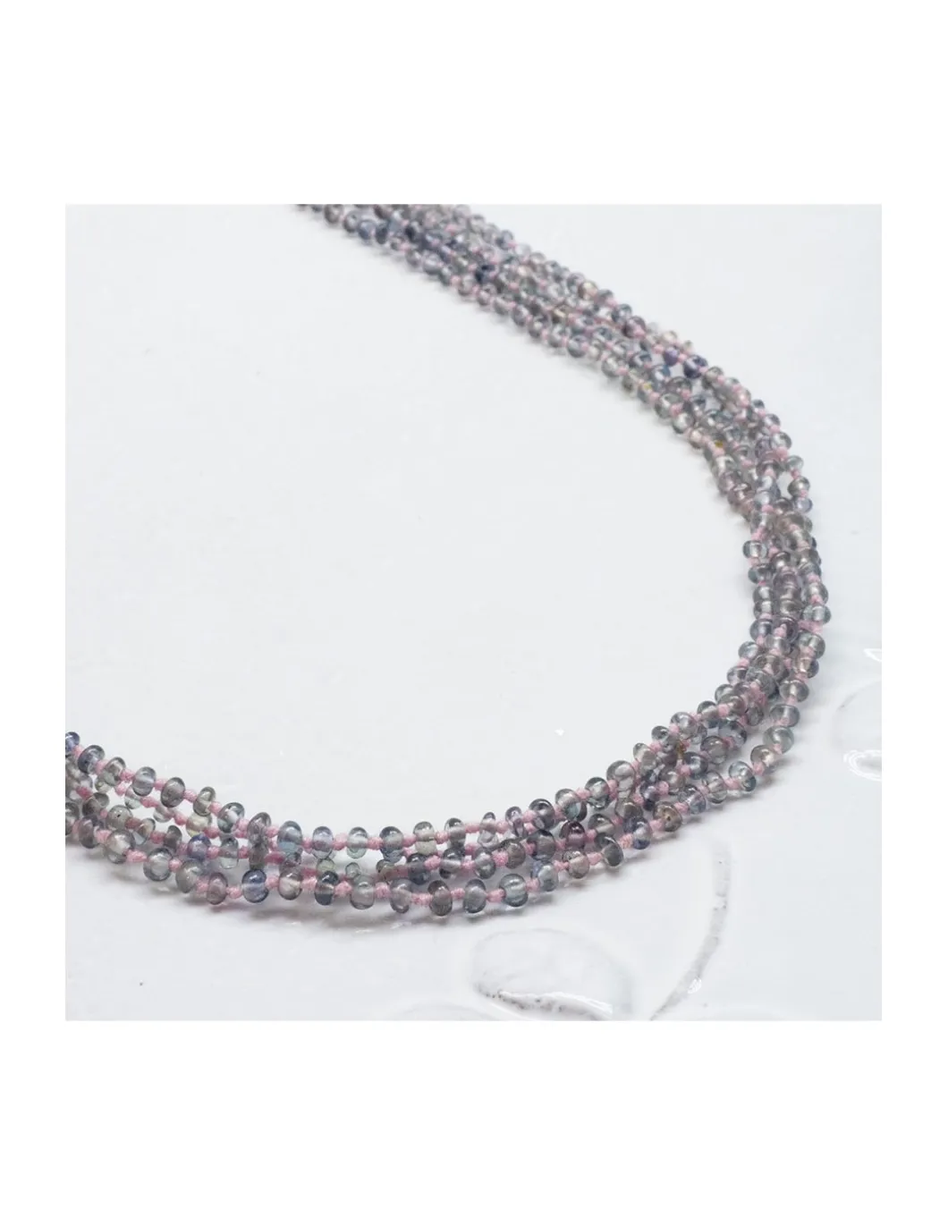 GIGI - COLLIER LONG SAPHIRS VERTS