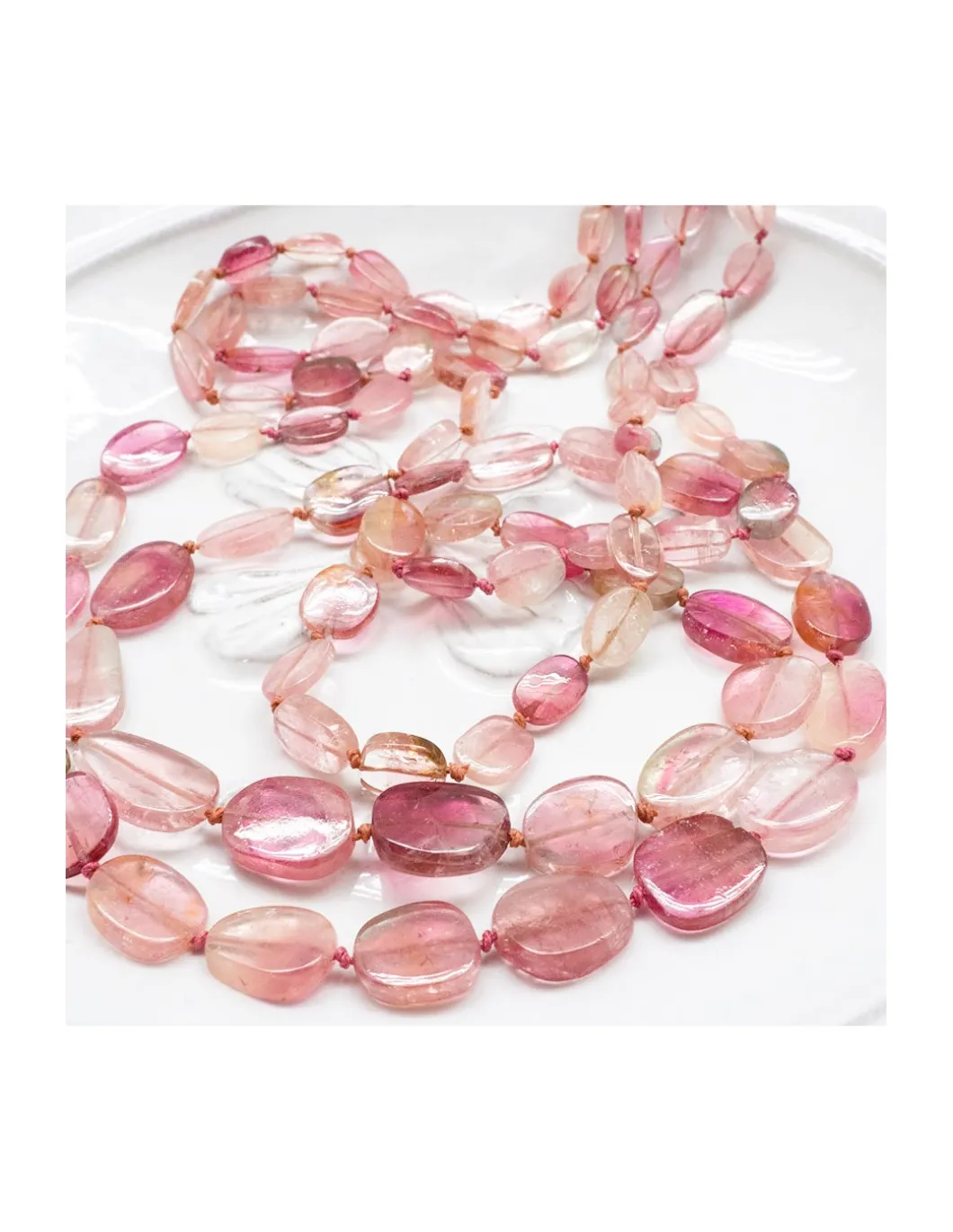 GIGI - COLLIER LONG TOURMALINES MULTICOLORES