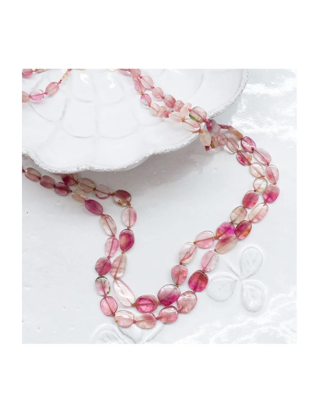 GIGI - COLLIER LONG TOURMALINES MULTICOLORES