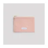GRANDE POCHETTE EN COTON BIO - ROSE DÉLICAT