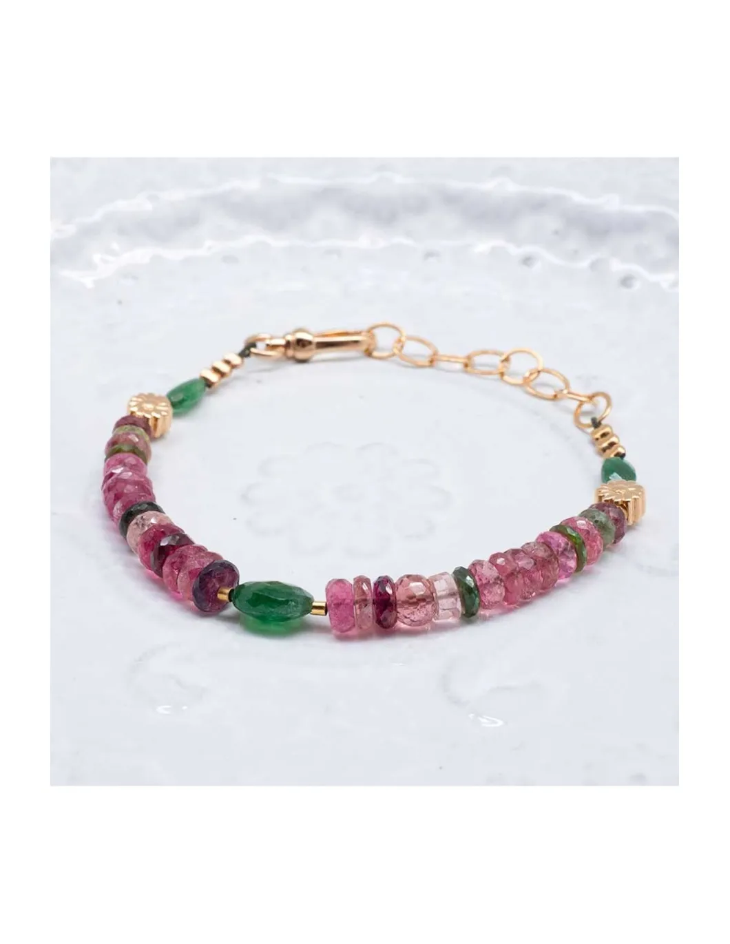 ISLAND GIRL - BRACELET TOURMALINES ET TSAVORITES