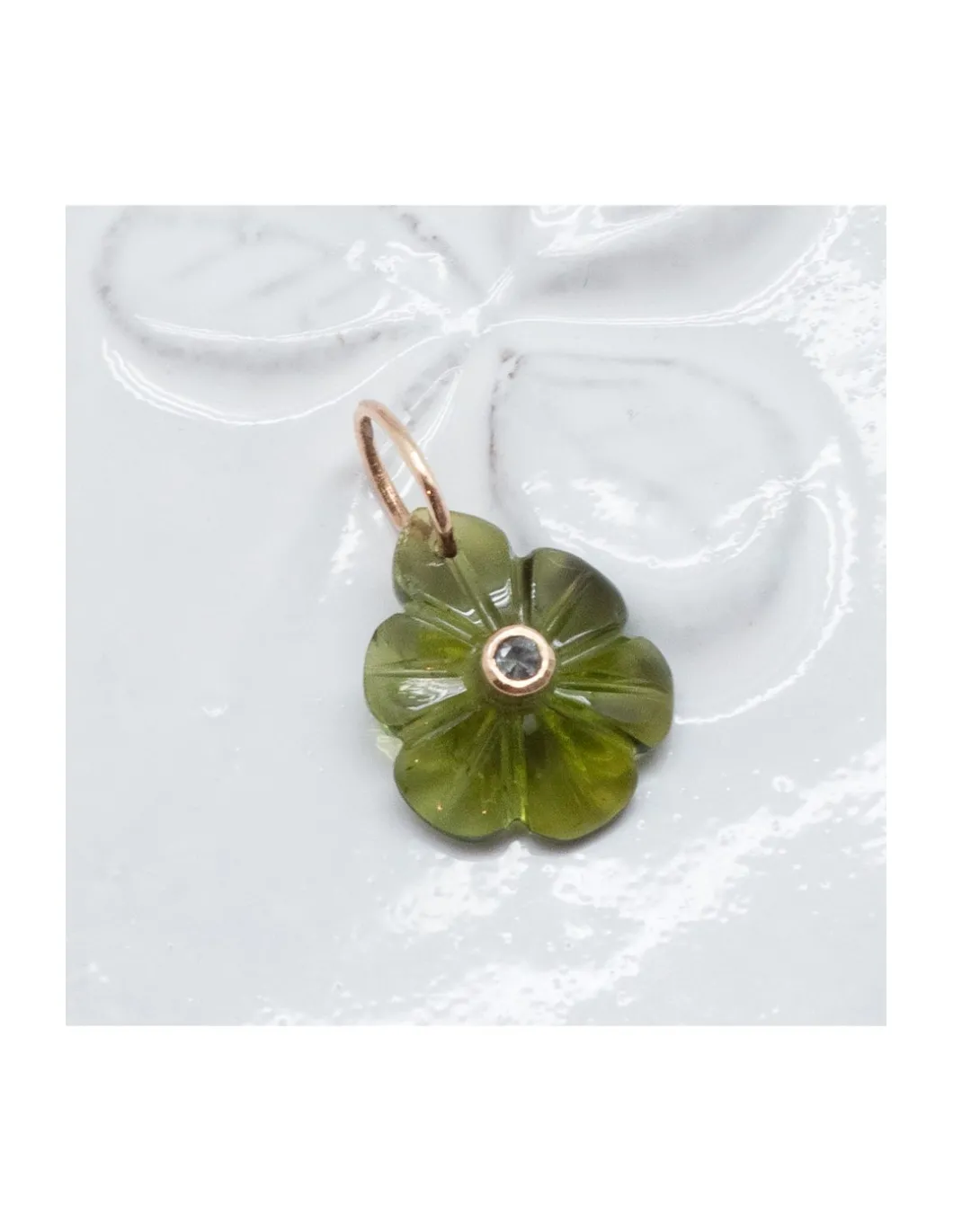 JOHRI - PENDENTIF FLEUR TOURMALINE 4
