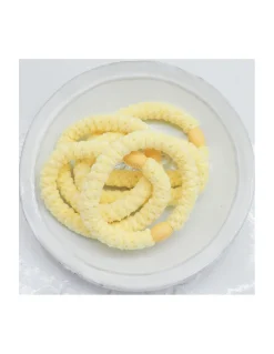 ÉLASTIQUE POUR CHEVEUX KKNEKKI - SMOOTH BUTTER YELLOW