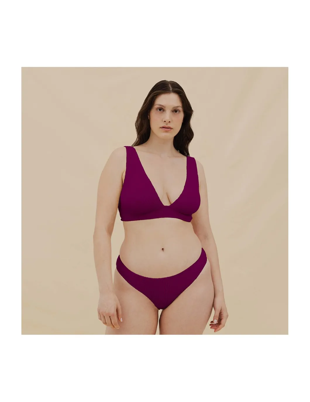 MAILLOT DE BAIN 2 PIÈCES - AQUA - PLUM