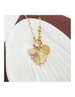 MÉDAILLES RONDE ET LISSE, SAINT-JACQUES (10 MM) ET COEUR EN FEUILLE (18€ à 36€)
