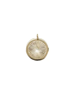 MÉDAILLES RONDE ET NACRE, SOLEIL (20 MM) (33€ à 44€)