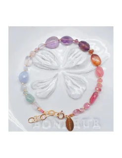 MIAMI - BRACELET ARC-EN-CIEL DE PIERRES SEMI-PRÉCIEUSES