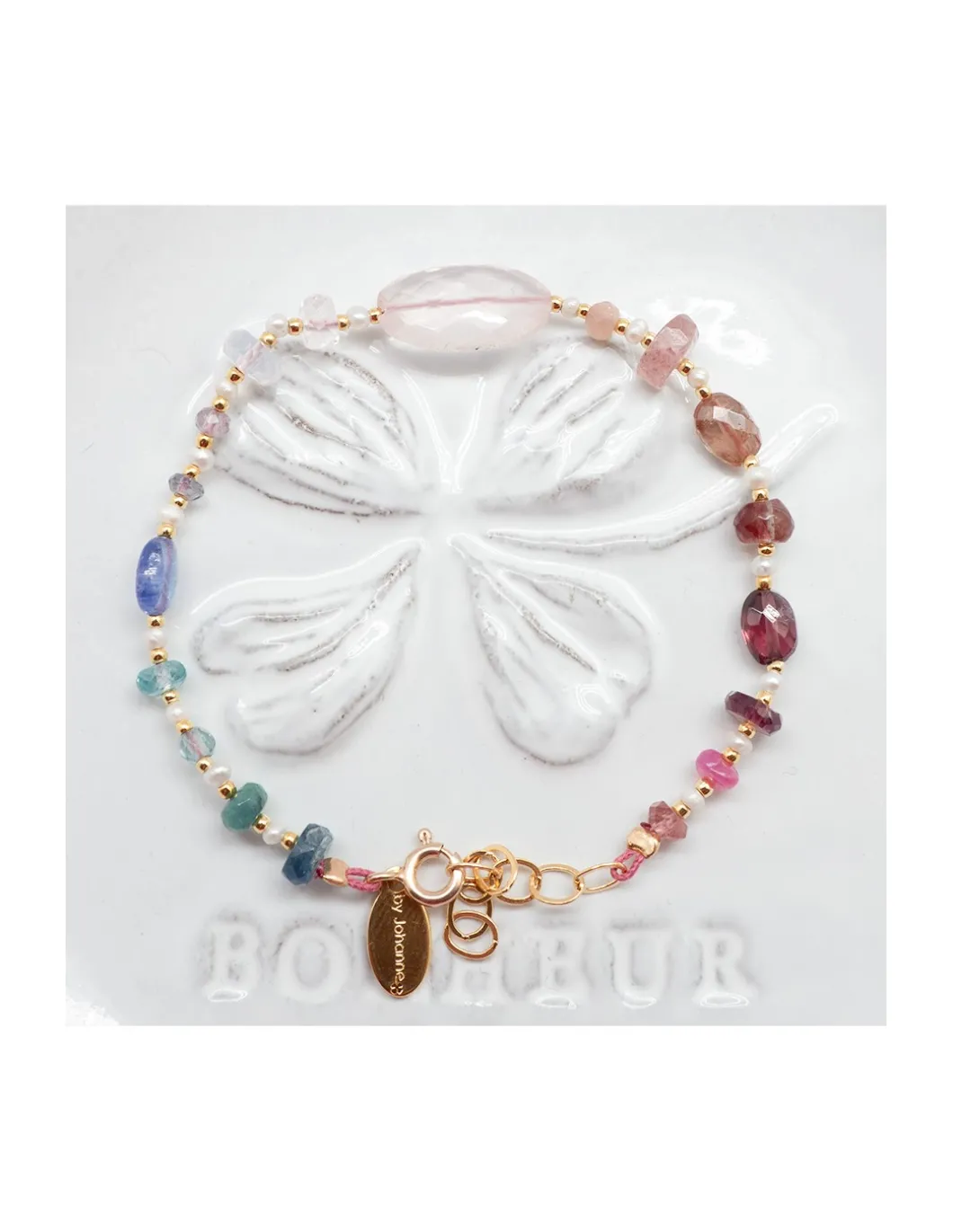 MIAMI - BRACELET ARC-EN-CIEL DE PIERRES NATURELLES