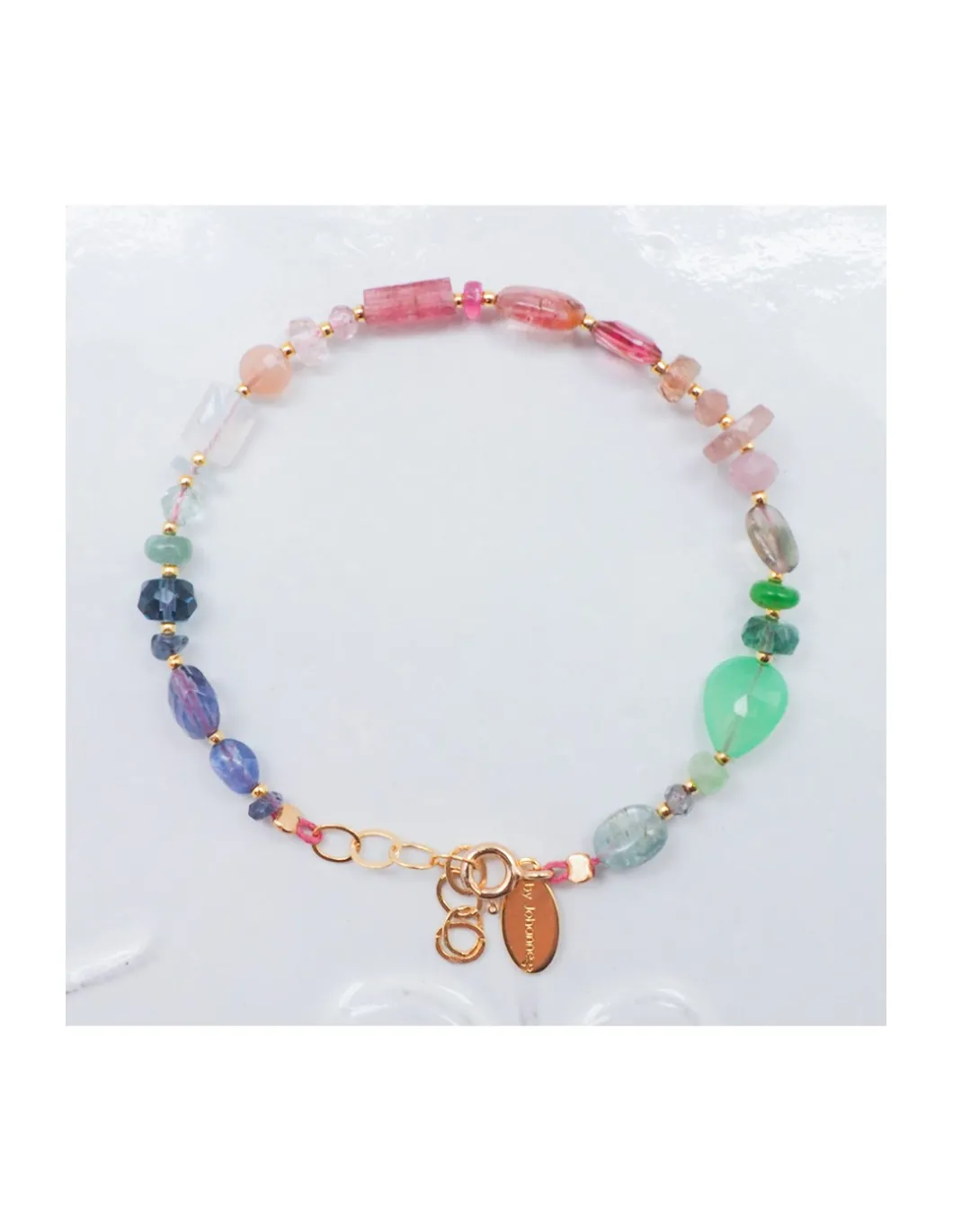 MIAMI - BRACELET ARC-EN-CIEL DE PIERRES SEMI-PRÉCIEUSES