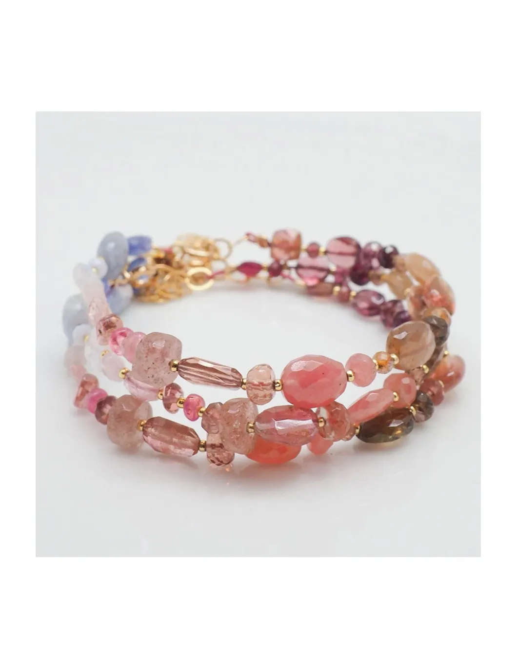 MIAMI - BRACELET ARC-EN-CIEL DE PIERRES NATURELLES