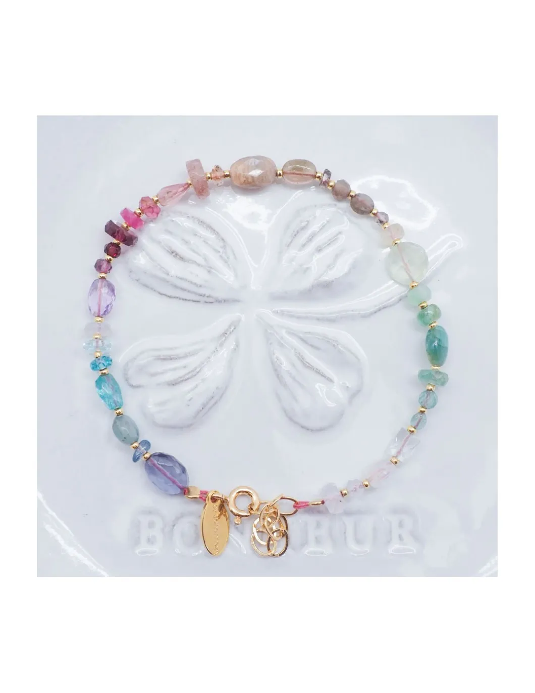MIAMI - BRACELET ARC-EN-CIEL DE PIERRES NATURELLES