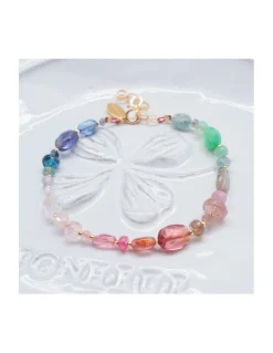 MIAMI - BRACELET ARC-EN-CIEL DE PIERRES SEMI-PRÉCIEUSES