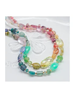 MIAMI - COLLIER ARC-EN-CIEL DE PIERRES