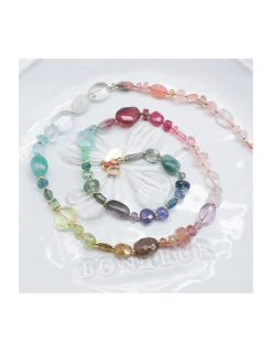 MIAMI - COLLIER ARC-EN-CIEL DE PIERRES NATURELLES