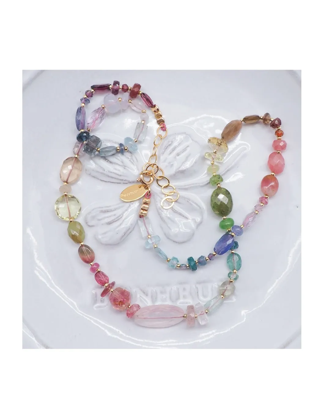 MIAMI - COLLIER ARC-EN-CIEL DE PIERRES NATURELLES