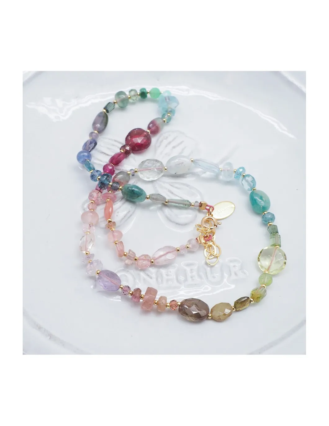 MIAMI - COLLIER ARC-EN-CIEL DE PIERRES NATURELLES