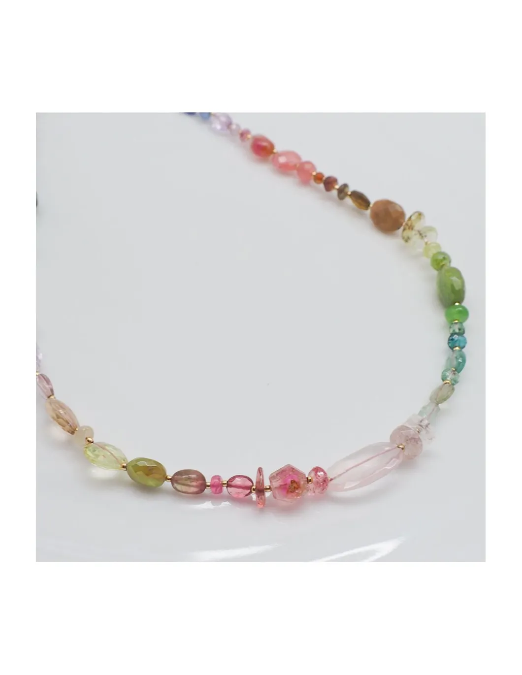 MIAMI - COLLIER ARC-EN-CIEL DE PIERRES NATURELLES