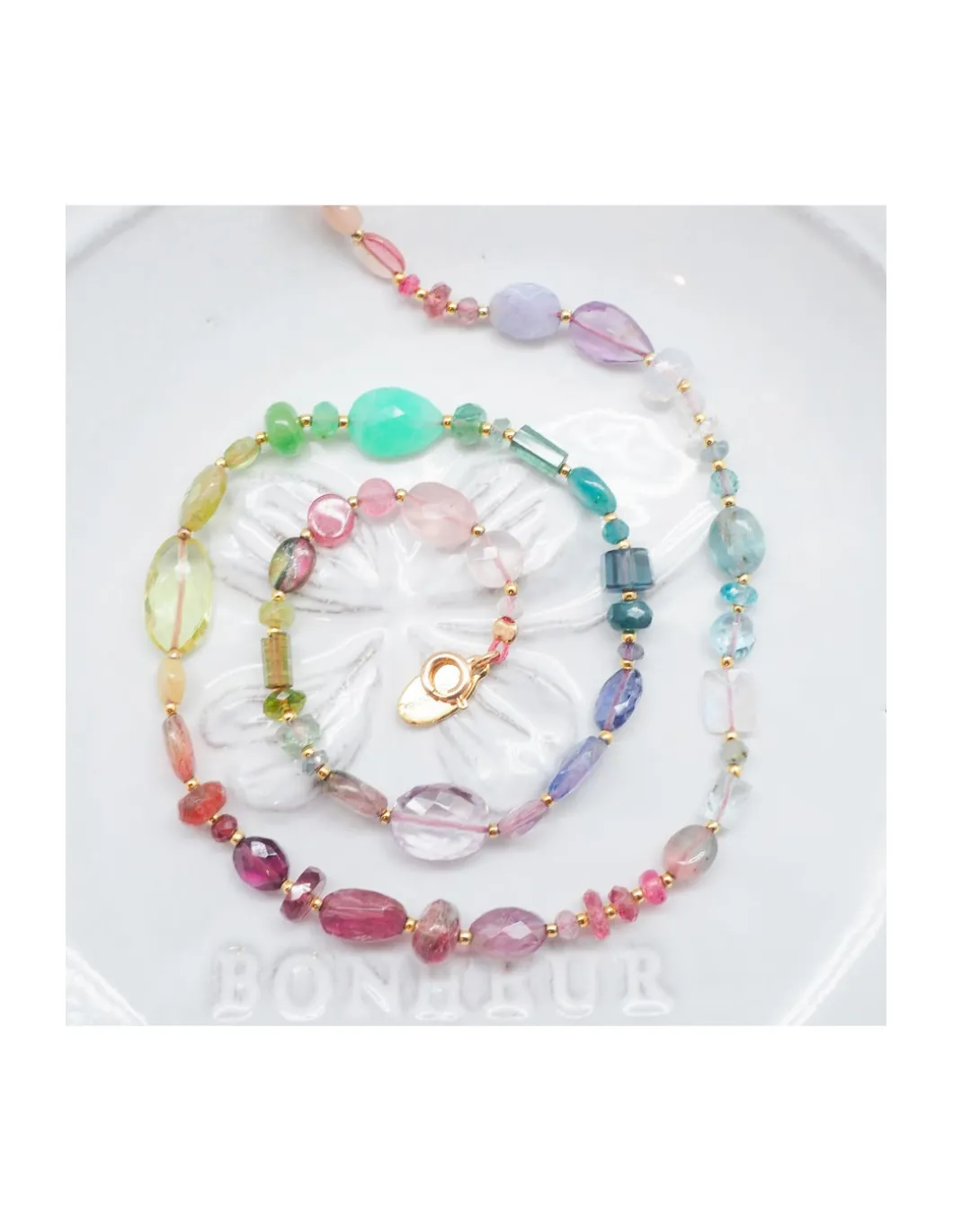 MIAMI - COLLIER ARC-EN-CIEL DE PIERRES