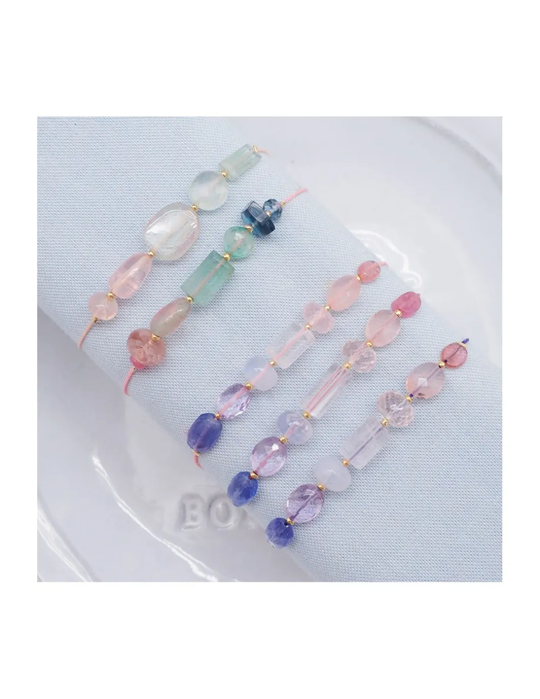 MINI MIAMI - BRACELET ARC-EN-CIEL DE PIERRES NATURELLES