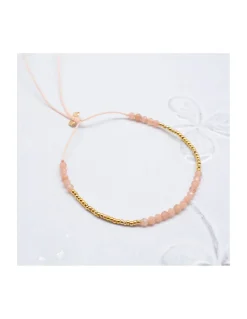 OCEAN DRIVE - BRACELET PEACH MOONSTONE