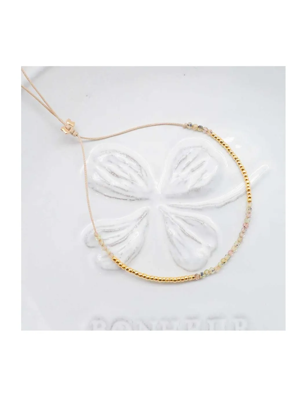 OCEAN DRIVE - BRACELET SAPHIRS JAUNES ET NOIRS
