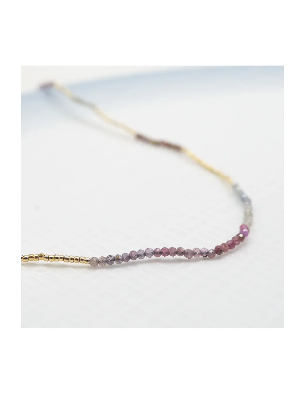 OCEAN DRIVE - COLLIER SPINELLES MULTICOLORES