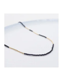 OCEAN DRIVE - COLLIER SPINELLES NOIRES