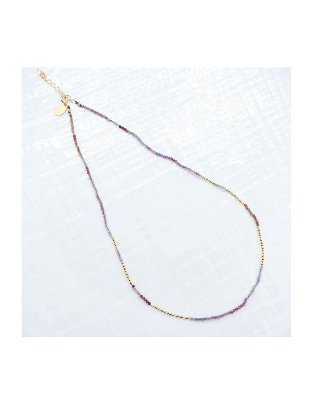 OCEAN DRIVE - COLLIER SPINELLES MULTICOLORES