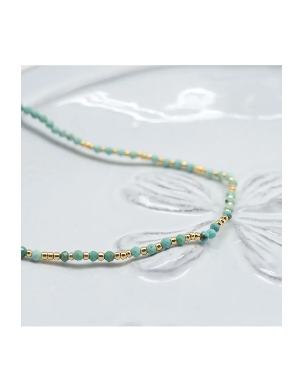 OCTOPUS - BRACELET DE CHEVILLE TURQUOISES