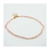 OCTOPUS - BRACELET DE CHEVILLE OPALES ROSES