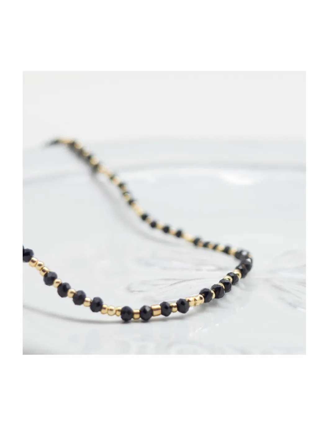 OCTOPUS - COLLIER SPINELLES NOIRES
