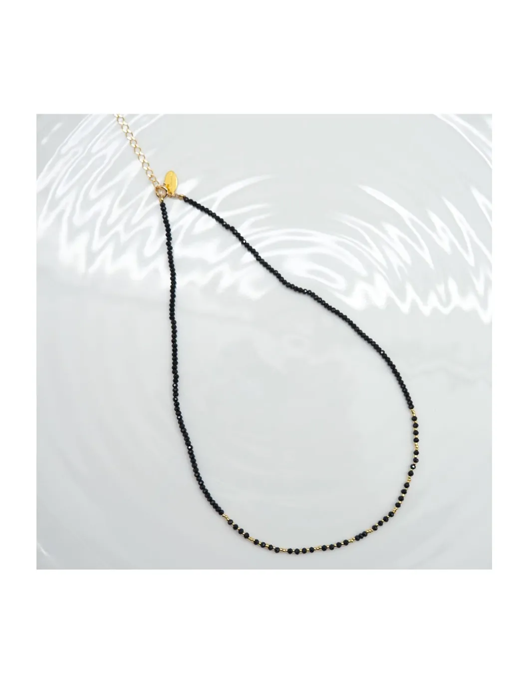 OCTOPUS - COLLIER SPINELLES NOIRES