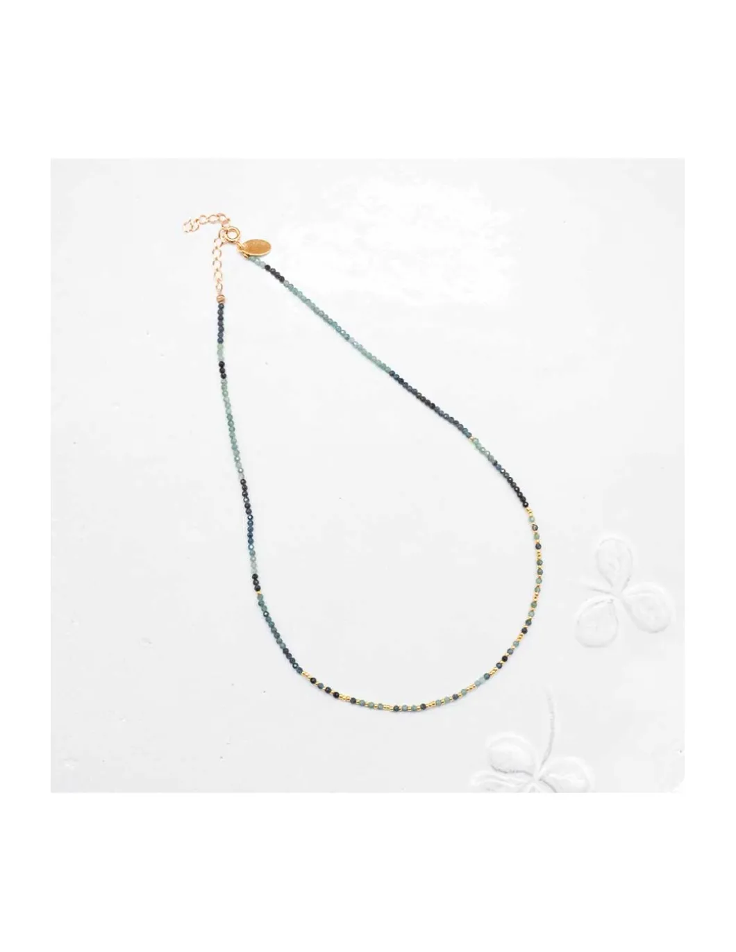 OCTOPUS - COLLIER TOURMALINES BLEUES