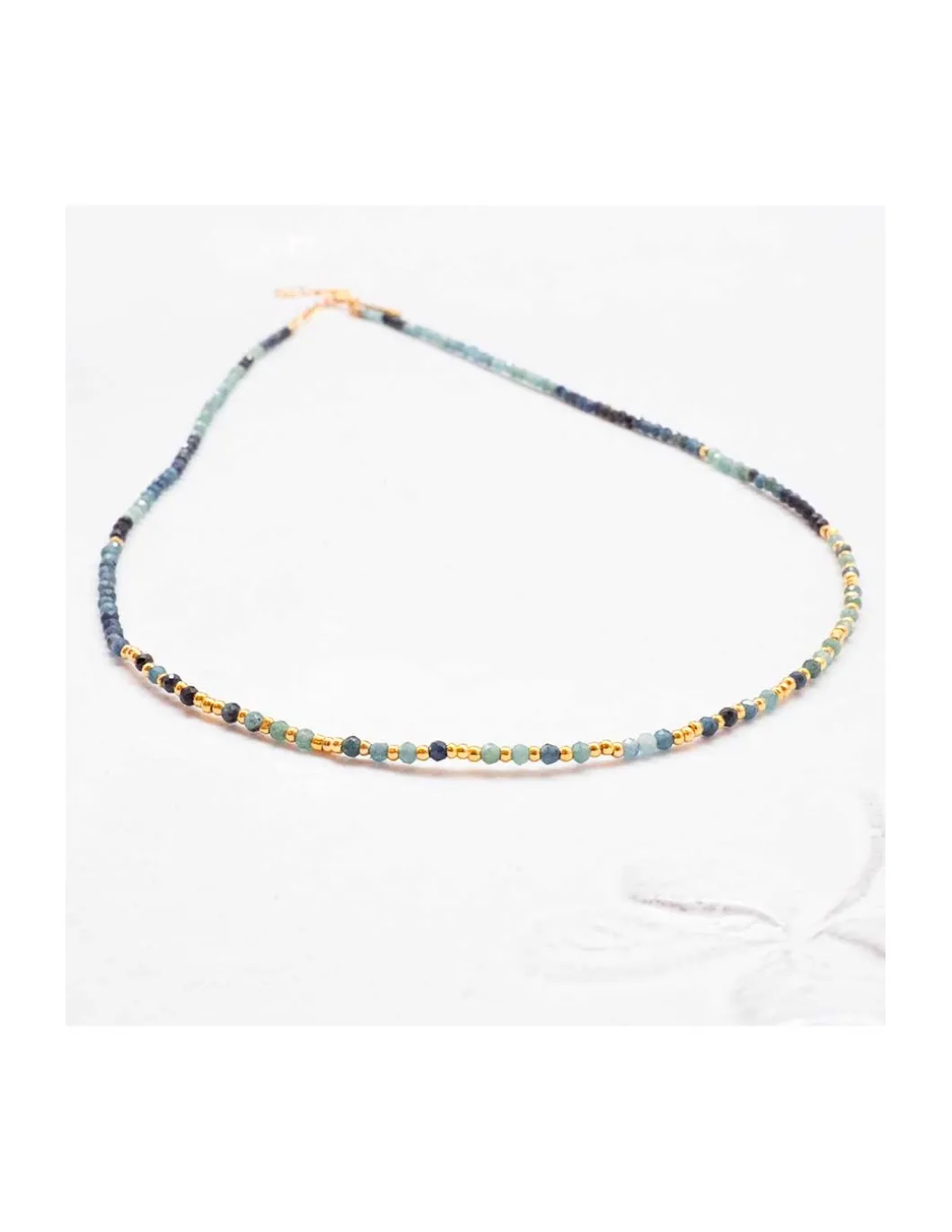 OCTOPUS - COLLIER TOURMALINES BLEUES