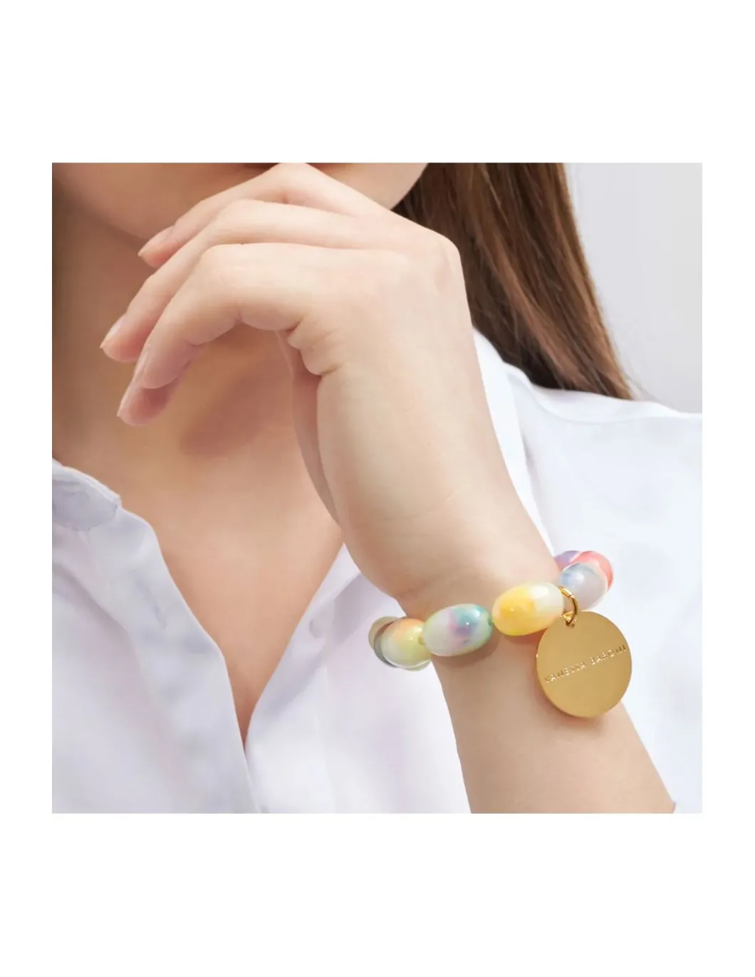 OLIVE FLEX BRACELET - NEON RAINBOW