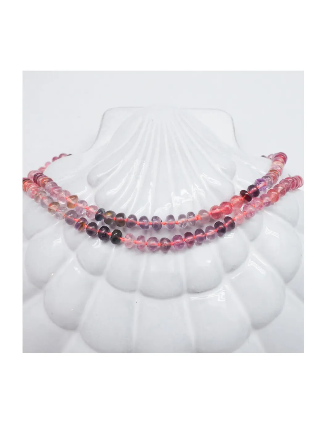 ONE OF A KIND - COLLIER LONG NOUÉ AVEC SPINELLES MULTICOLORES