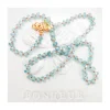 ONE OF A KIND - COLLIER NOEUTÉ LONG AVEC ZIRCONS BLEUS NATURELS