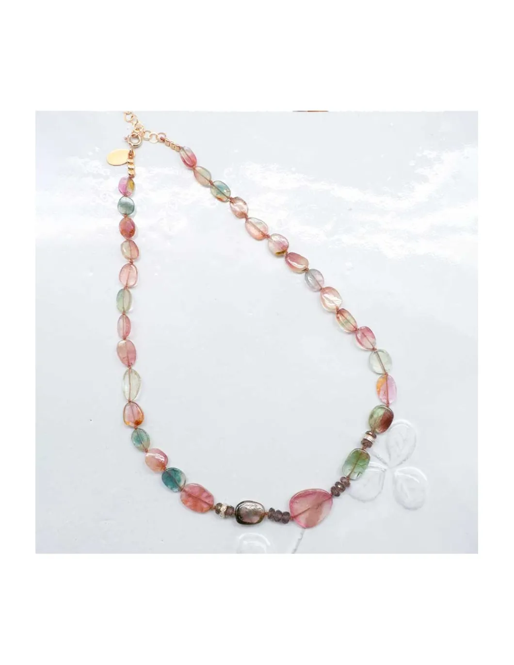 ONE OF A KIND - COLLIER TOURMALINES MULTICOLORES, COLOR CHANGE GARNETS ET DIAMOND WHEELS