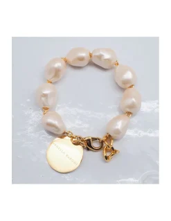 ORGANIC PEARL BRACELET - APRICOT PEARL