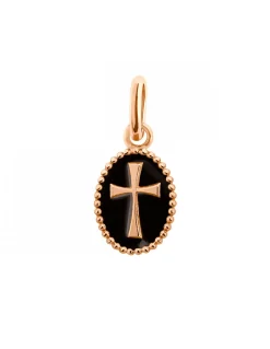 PENDENTIFS OR ROSE - GIGI - DIFFÉRENTES CROIX