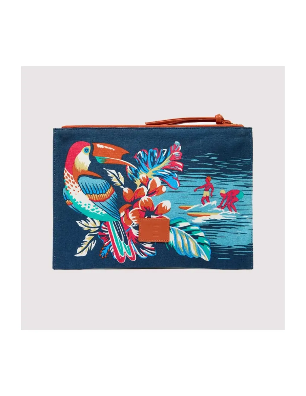 POCHETTE EN COTON - HAWAI - BLEU