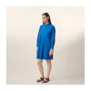 ROBE - 784 - MARTINE - POPLIN ROYAL BLUE