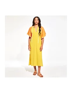 ROBE BETH - ZEPHYR ORANGE KAKI