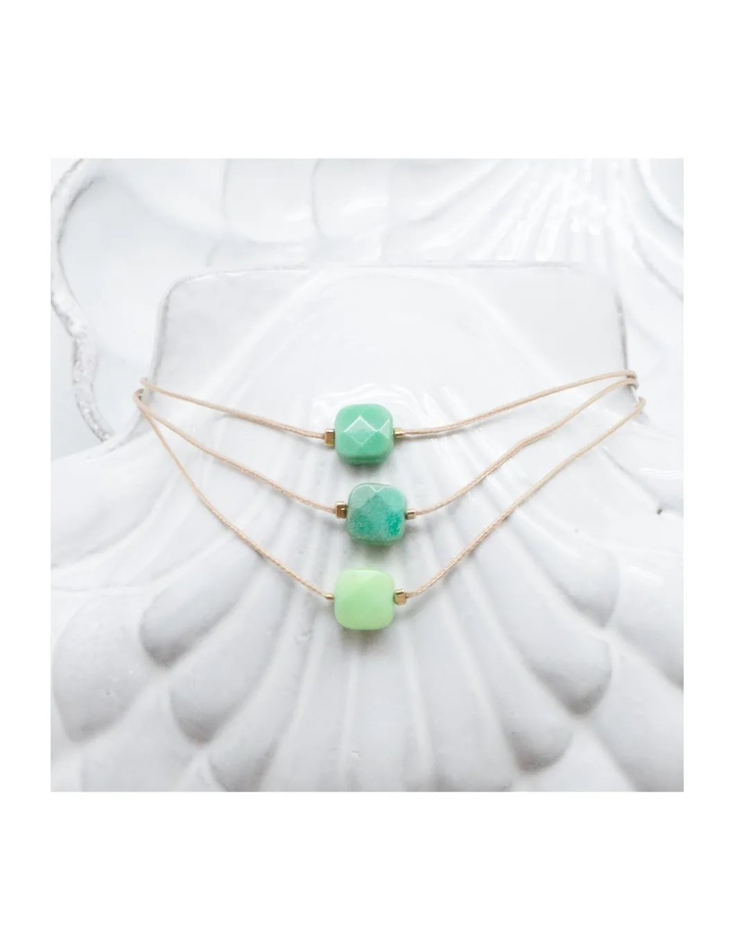 STARTERS - BRACELET AGATE D'HERBE