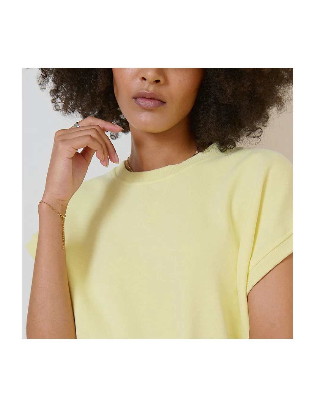 SWEAT VIRGILE - JAUNE