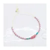 SWEET M - BRACELET SPINELLES ROSES, PHOSPHOSIDERITES ET TURQUOISES