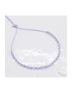 SWEET M - BRACELET TANZANITES AVEC NOEUDS